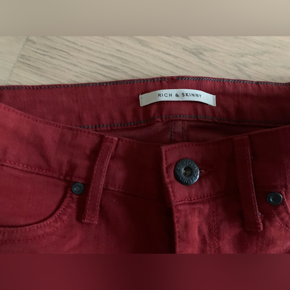 RICH & SKINNY Red Jeans